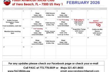 Join the Polish-American Club in February