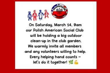 Clean up Saturday, March 14