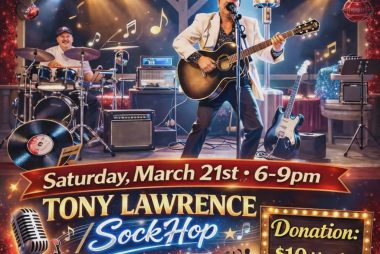 Join us for the Sock Hop on Saturday, March 21