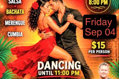 Bachata Night - Friday, September 4 at 8PM