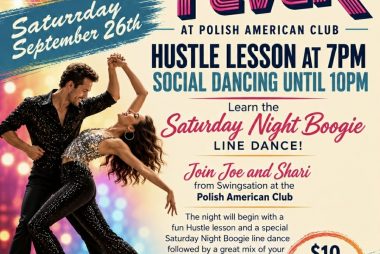 Saturday, September 26 Let's Dance